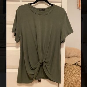 Green Twist-Tie Top